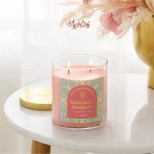 Watermelon Margarita Scented Soy Blend Candle 15.1 Oz Glass Jar